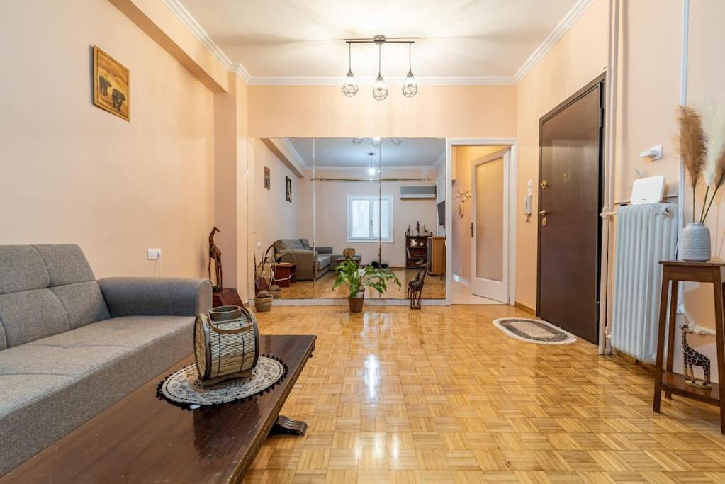 Modern African-Inspired Flat Apartment Athens Ngoại thất bức ảnh