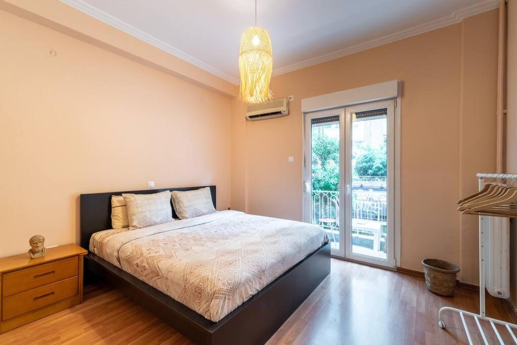Modern African-Inspired Flat Apartment Athens Ngoại thất bức ảnh